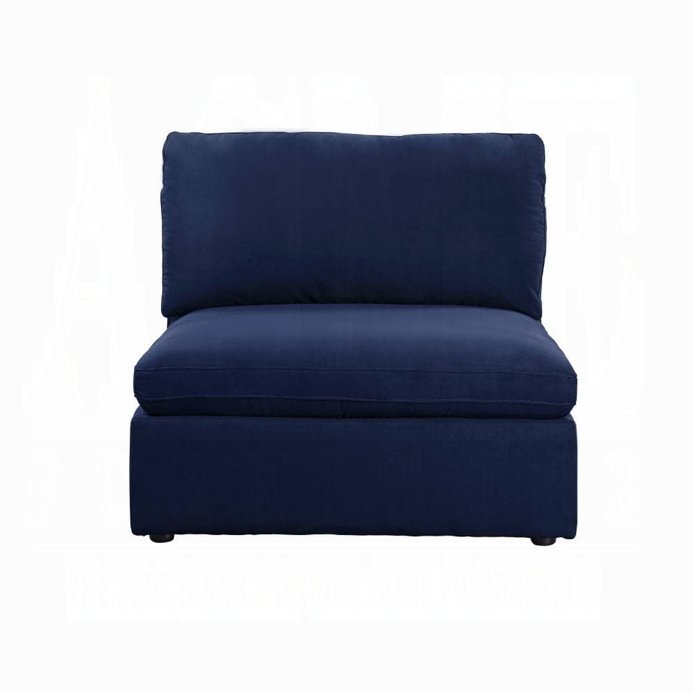 ACME Furniture - Crosby Modular - Armless Chair - Blue Fabric - 56035 view 2