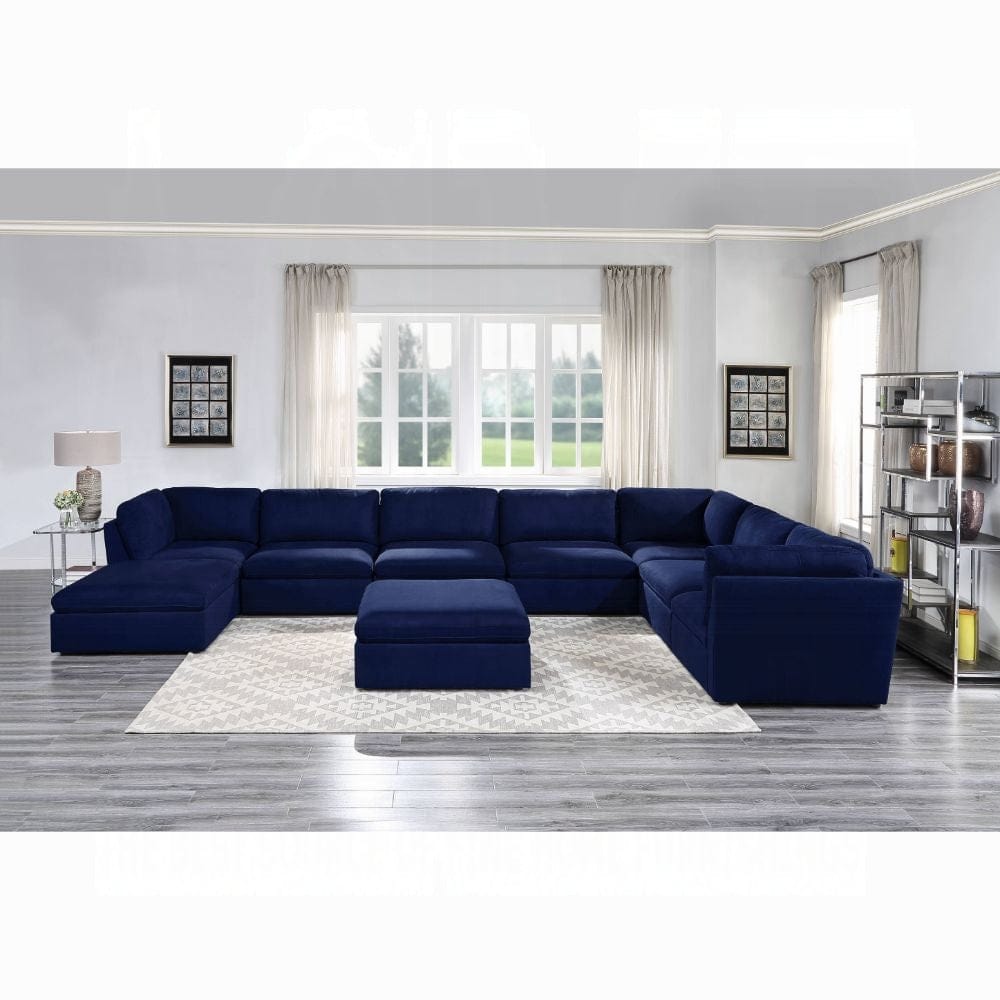 ACME Furniture - Crosby Modular - Armless Chair - Blue Fabric - 56035 view 5