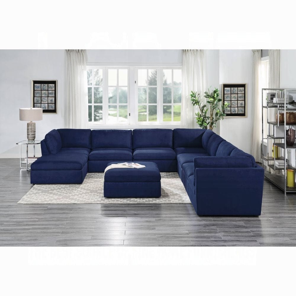 ACME Furniture - Crosby Modular - Armless Chair - Blue Fabric - 56035 view 7
