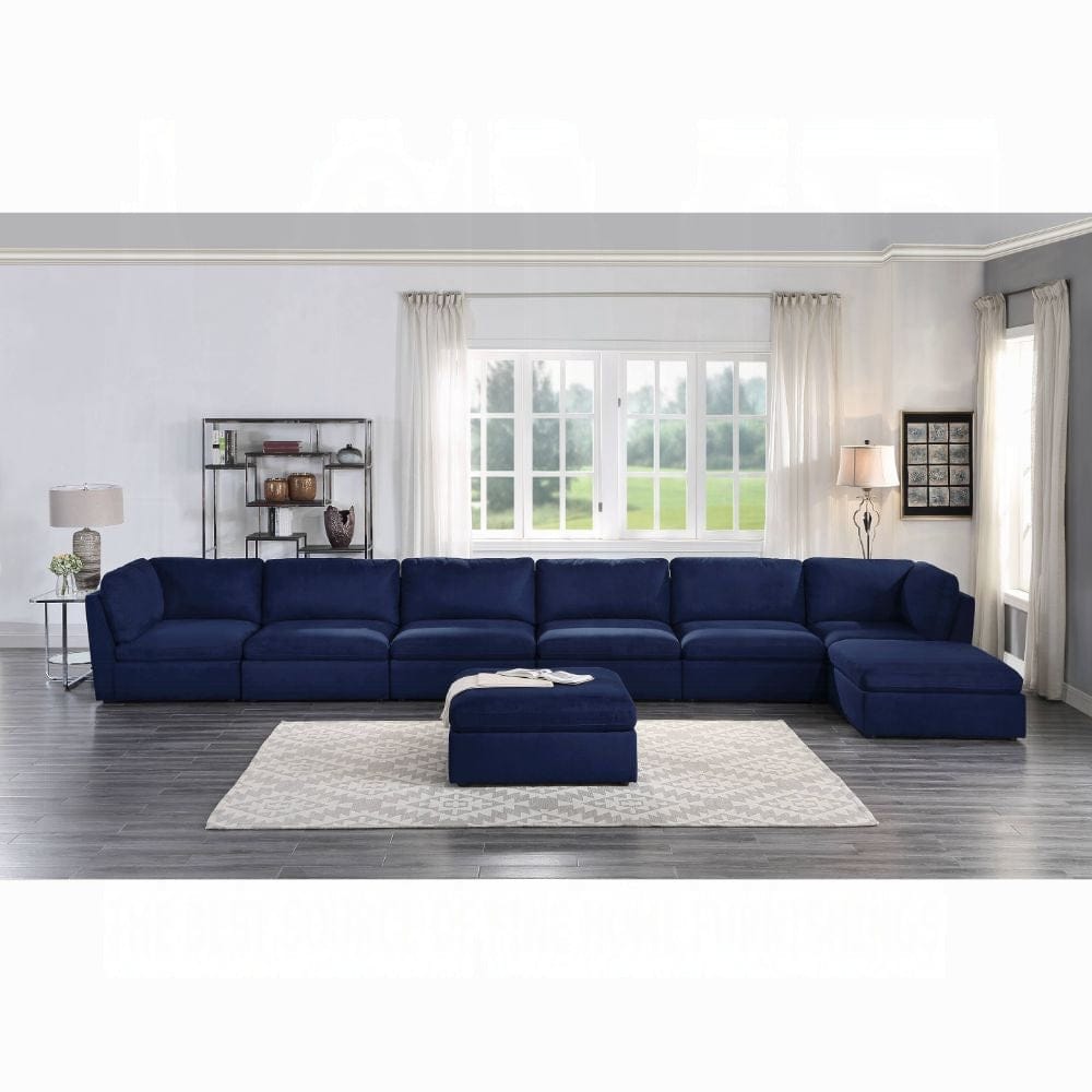 ACME Furniture - Crosby Modular - Armless Chair - Blue Fabric - 56035 view 9