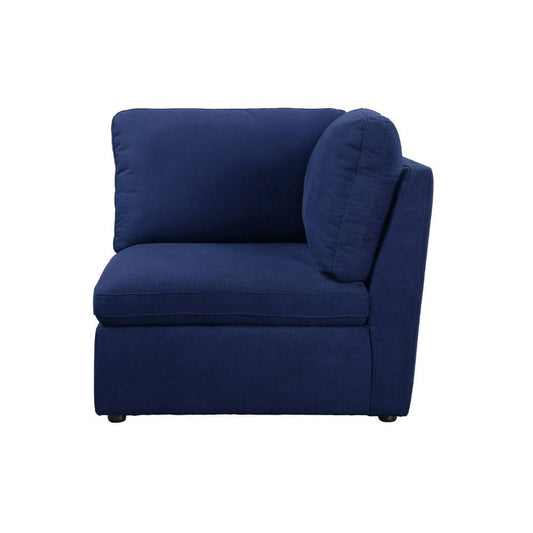 ACME Furniture - Crosby - Modular - Wedge - Blue Fabric - 56036 view 2