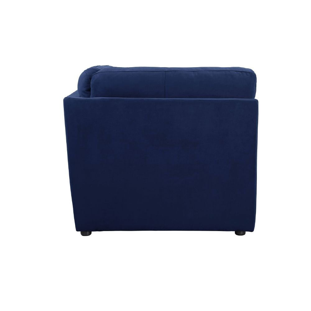ACME Furniture - Crosby - Modular - Wedge - Blue Fabric - 56036 view 3
