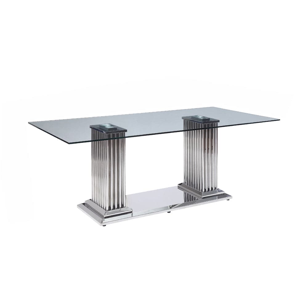 ACME Furniture - Cyrene Dining Table w/Double Pedestal - 62075 view 1