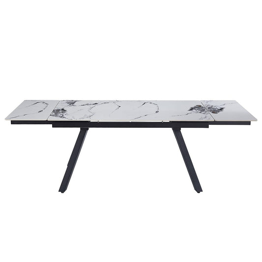 ACME Furniture - Damita  - Dining Table - Ceramic Top & Black  - DN03735 view 2