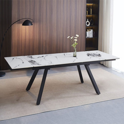 ACME Furniture - Damita  - Dining Table - Ceramic Top & Black  - DN03735 view 6