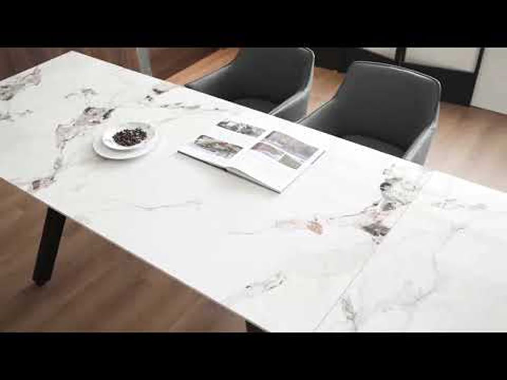 ACME Furniture - Damita  - Dining Table - Ceramic Top & Black  - DN03735 view 7
