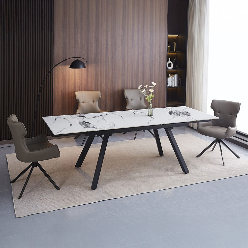 ACME Furniture - Damita  - Dining Table - Ceramic Top & Black  - DN03735 view 8