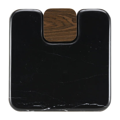 ACME Furniture - Dana - End Table w/Natural Marble - Natural Marble Top & Dark Walnut - LV04596 view 3