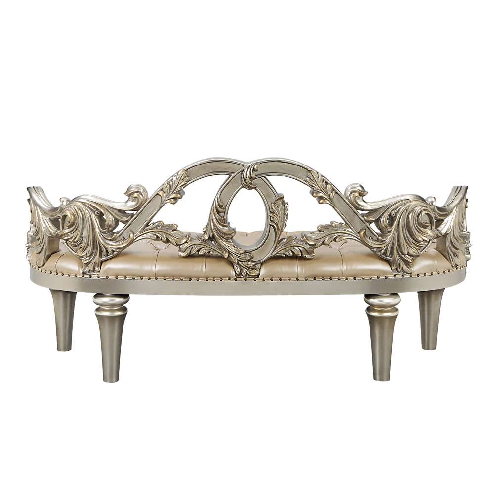 ACME Furniture - Danae Bench - Champagne & Gold - BD01239 veiw 5