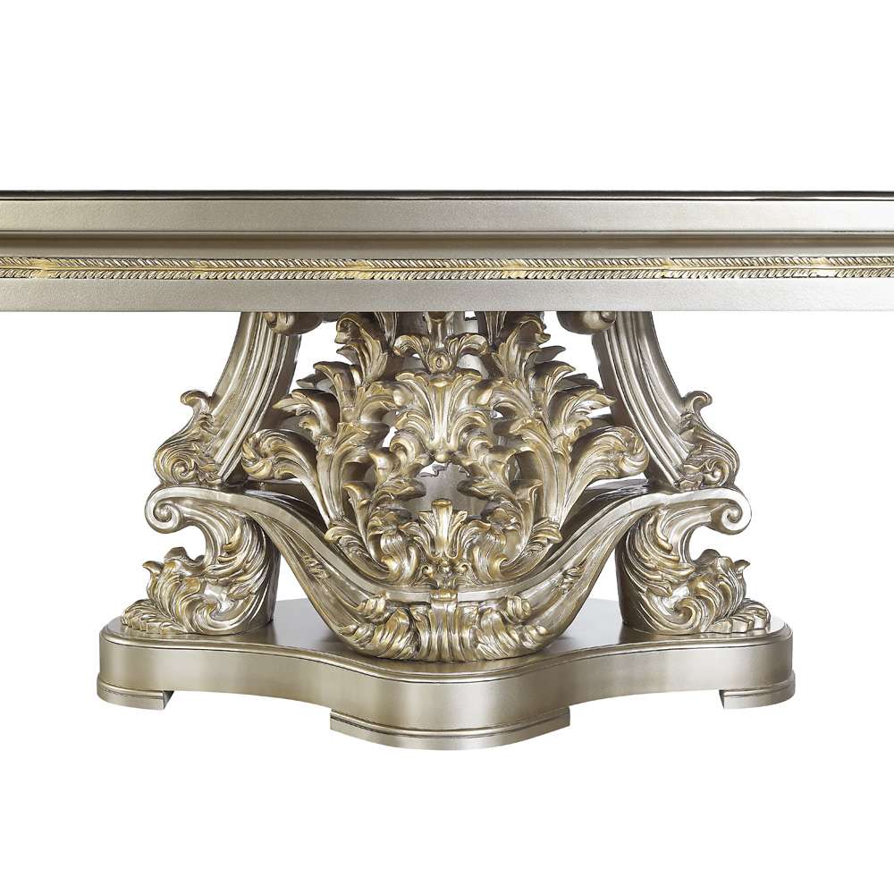 ACME Furniture - Danae Dining Table - Champagne & Gold - DN01197 veiw 4
