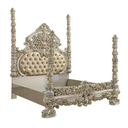 ACME Furniture - Danae Eastern King Bed - Champagne & Gold - BD01234EK veiw 1