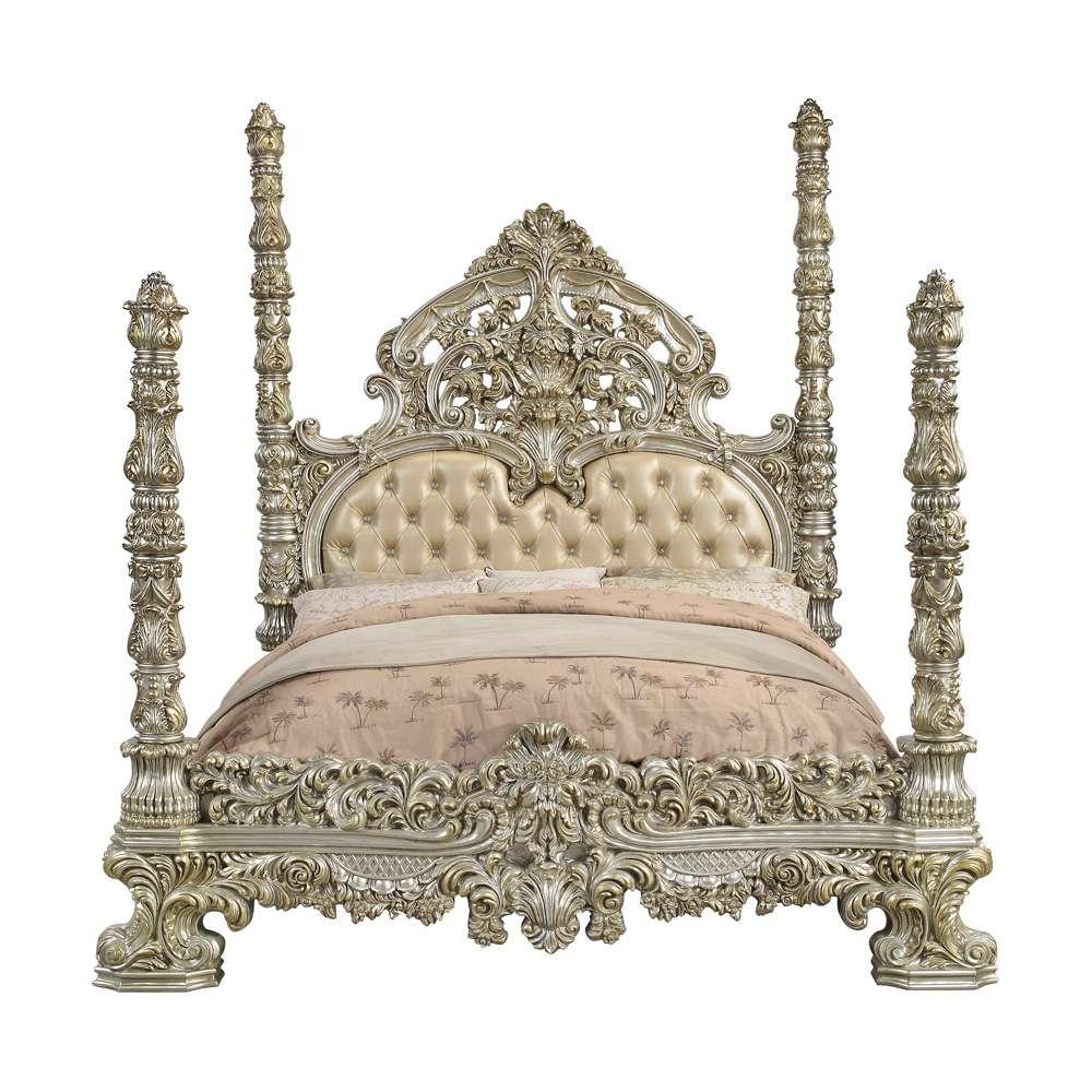 ACME Furniture - Danae Eastern King Bed - Champagne & Gold - BD01234EK veiw 2