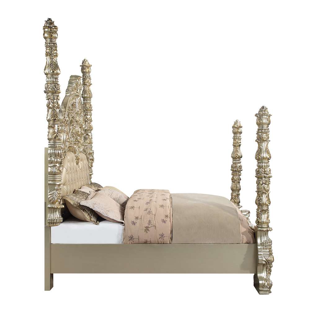 ACME Furniture - Danae Eastern King Bed - Champagne & Gold - BD01234EK veiw 3