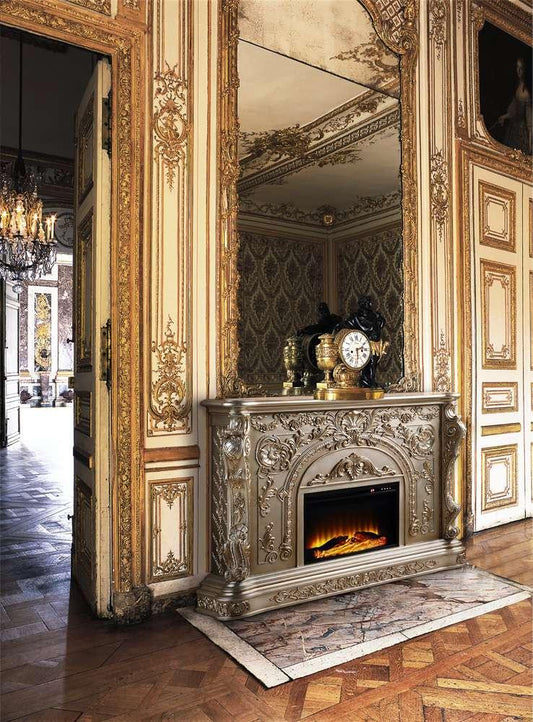 ACME Furniture - Danae Fireplace - Antique Silver - AC01618 veiw 1