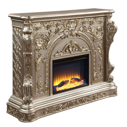 ACME Furniture - Danae Fireplace - Antique Silver - AC01618 veiw 2