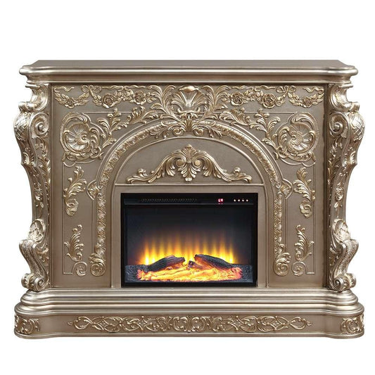 ACME Furniture - Danae Fireplace - Antique Silver - AC01618 veiw 3