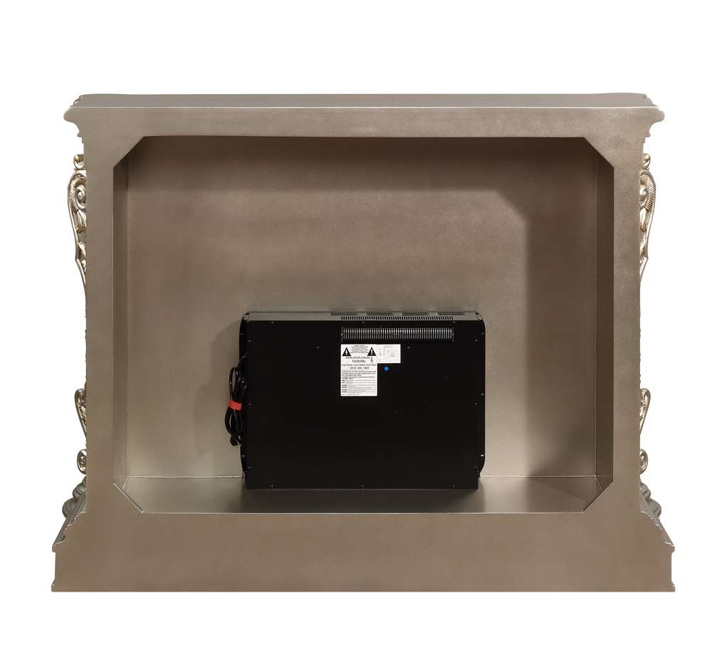 ACME Furniture - Danae Fireplace - Antique Silver - AC01618 veiw 5