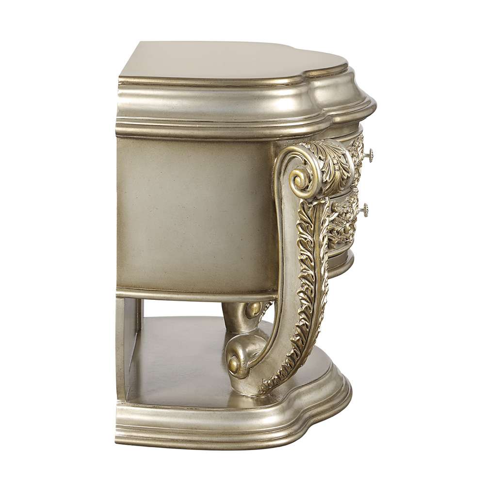 ACME Furniture - Danae Nightstand - Champagne & Gold - BD01235 view 3