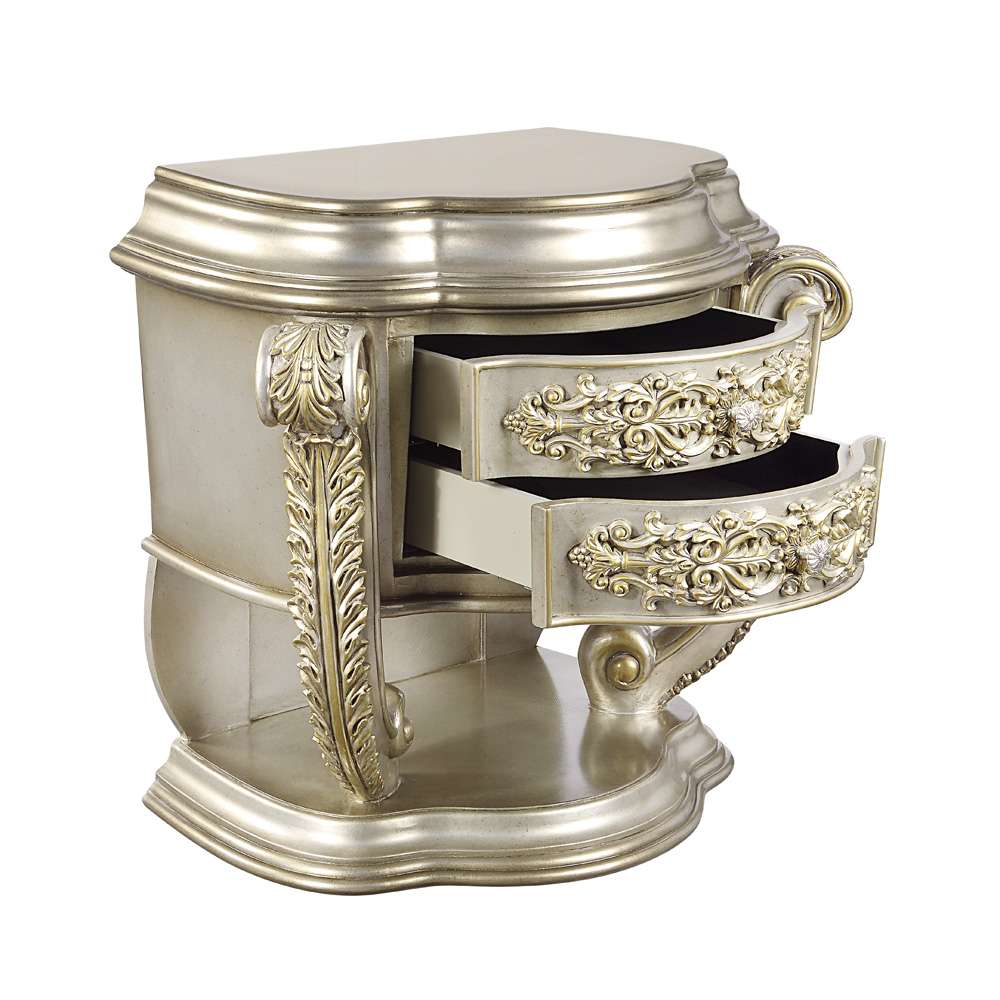 ACME Furniture - Danae Nightstand - Champagne & Gold - BD01235 view 5