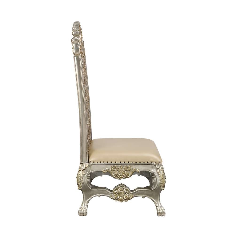 ACME Furniture - Danae Side Chair (Set of 2) - Champagne & Gold - DN01198 view 3