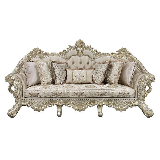 ACME Furniture - Danae Sofa w/7 Pillows - Champagne & Gold - LV01193 veiw 2