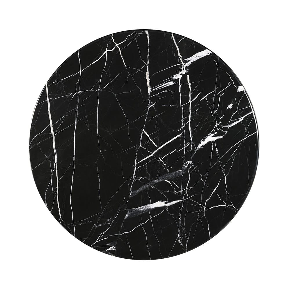 ACME Furniture - Dara - Coffee Table - Natural Marble Top & Black  - LV03635 view 3
