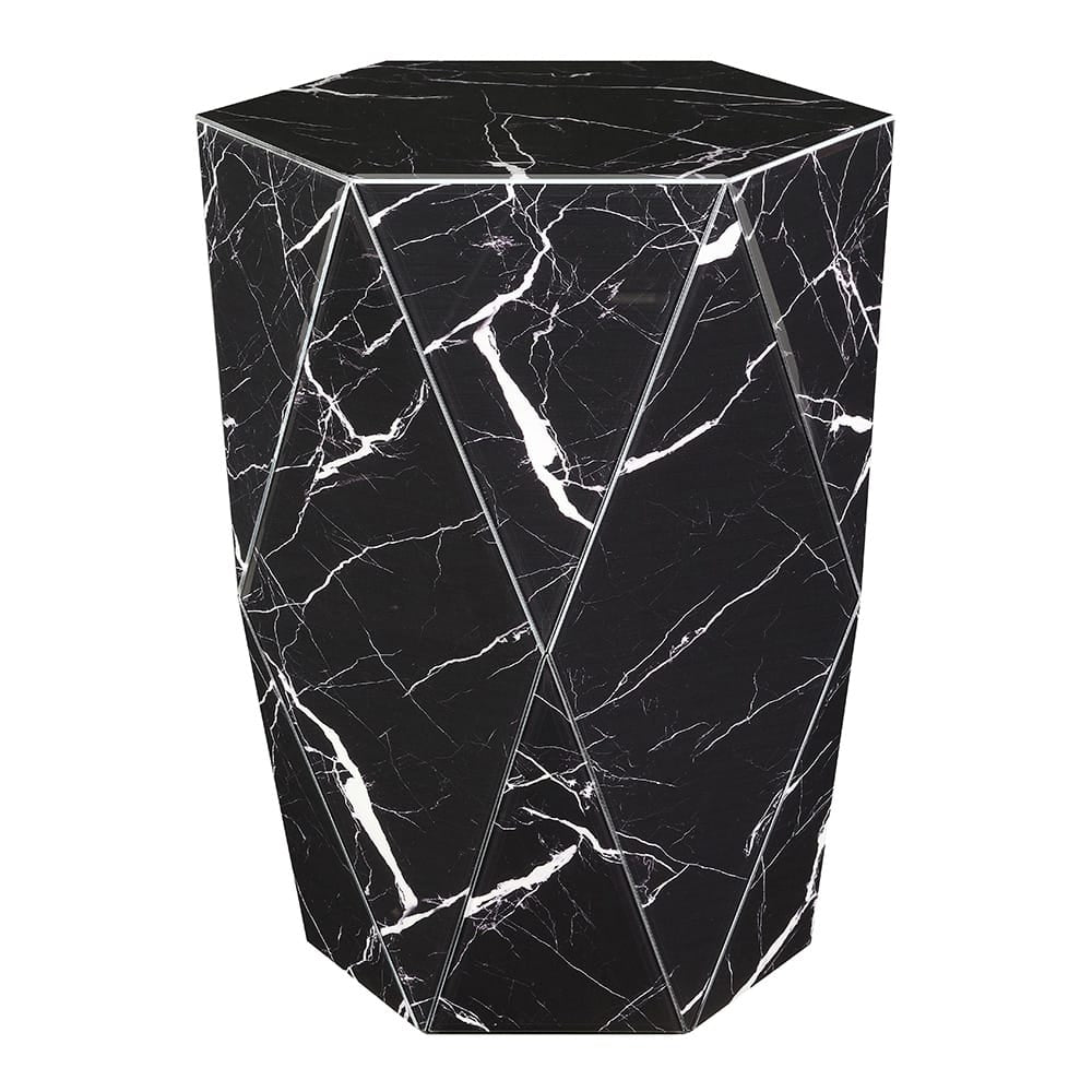ACME Furniture - Dara - End Table - Glass Top & Black  - LV03626 view 1