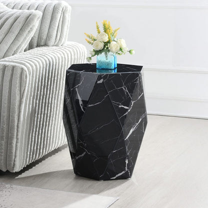 ACME Furniture - Dara - End Table - Glass Top & Black  - LV03626 view 3