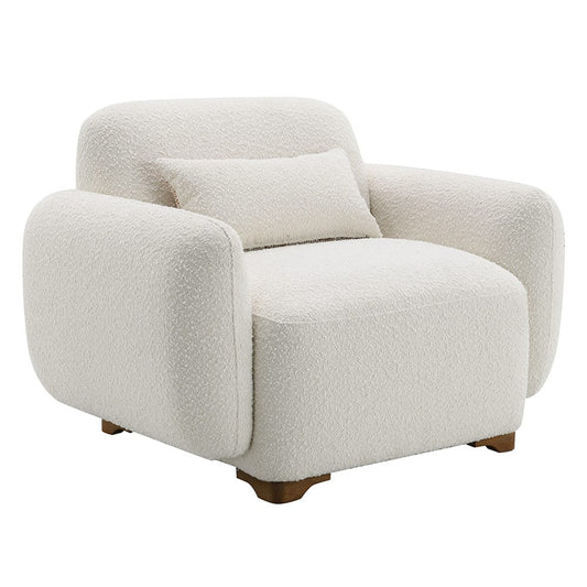 ACME Furniture - Darius - Chair w/Pillow - Beige Boucle - LV04542 view 1