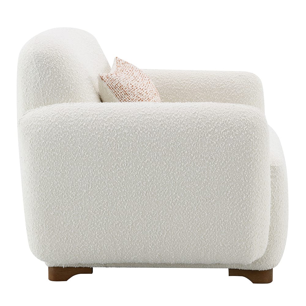 ACME Furniture - Darius - Chair w/Pillow - Beige Boucle - LV04542 view 6