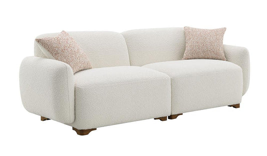 ACME Furniture - Darius Sofa w/2 Pillows - Beige Boucle - LV04540 veiw 1