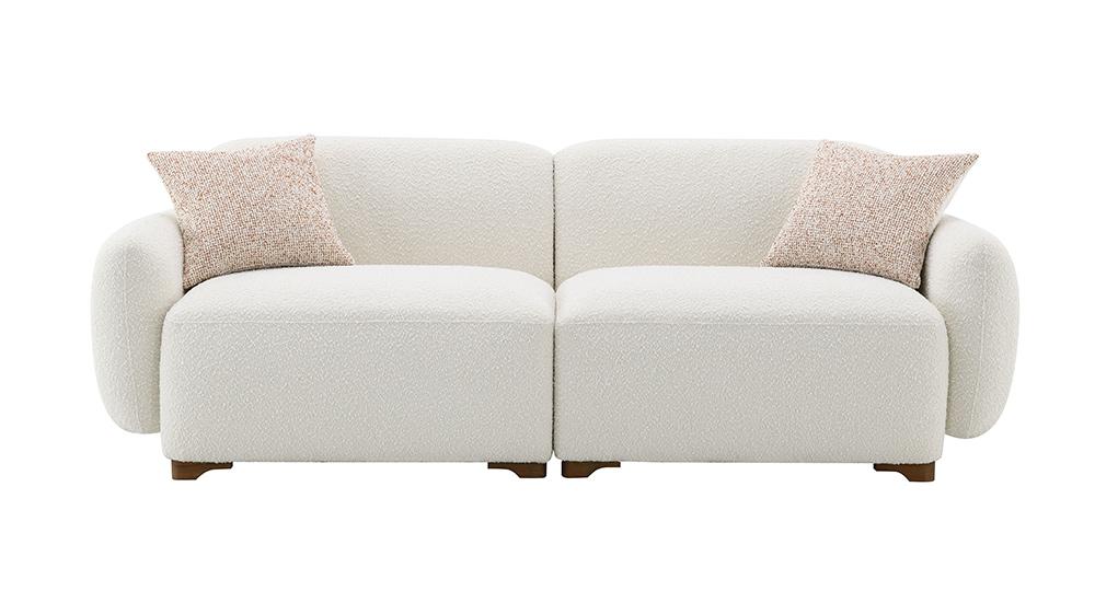 ACME Furniture - Darius Sofa w/2 Pillows - Beige Boucle - LV04540 veiw 2