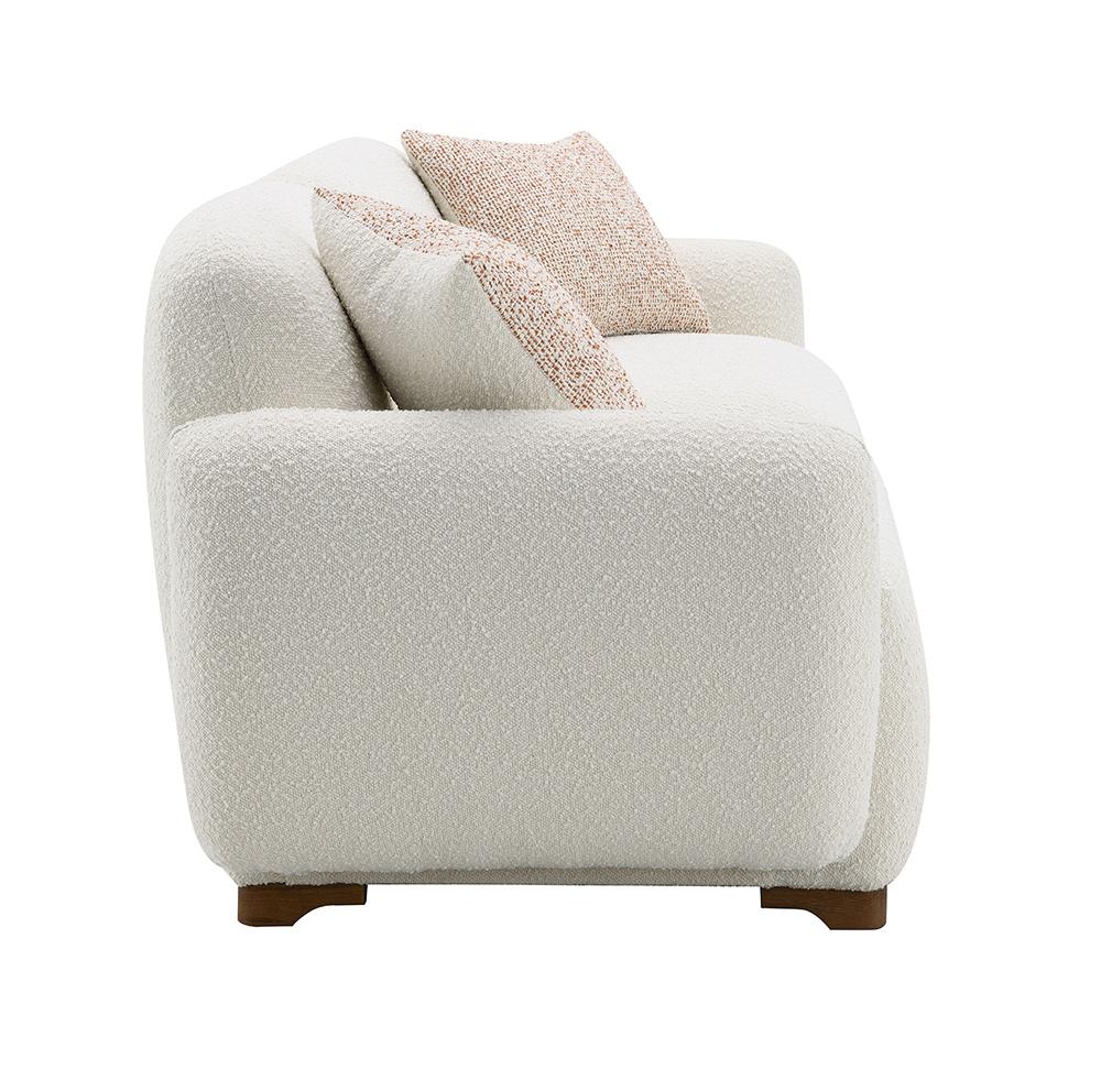 ACME Furniture - Darius Sofa w/2 Pillows - Beige Boucle - LV04540 veiw 3