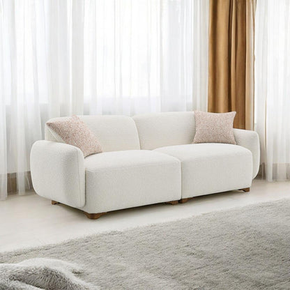 ACME Furniture - Darius Sofa w/2 Pillows - Beige Boucle - LV04540 veiw 5