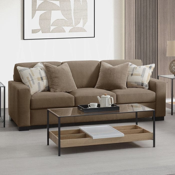 ACME Furniture - Darya Sofa w/4 Pillows - Brown Suede Fabric - LV04530 view 5
