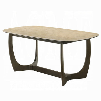 ACME Furniture - Davita - Dining Table w/Ceramic Top - Ceramic & Walnut - DN04495 view 1