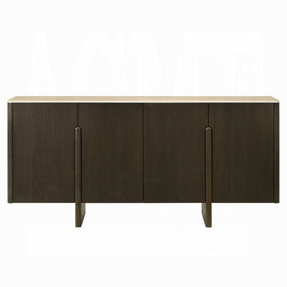 ACME Furniture - Davita - Server w/Ceramic Top - Ceramic & Walnut - DN04498 view 2