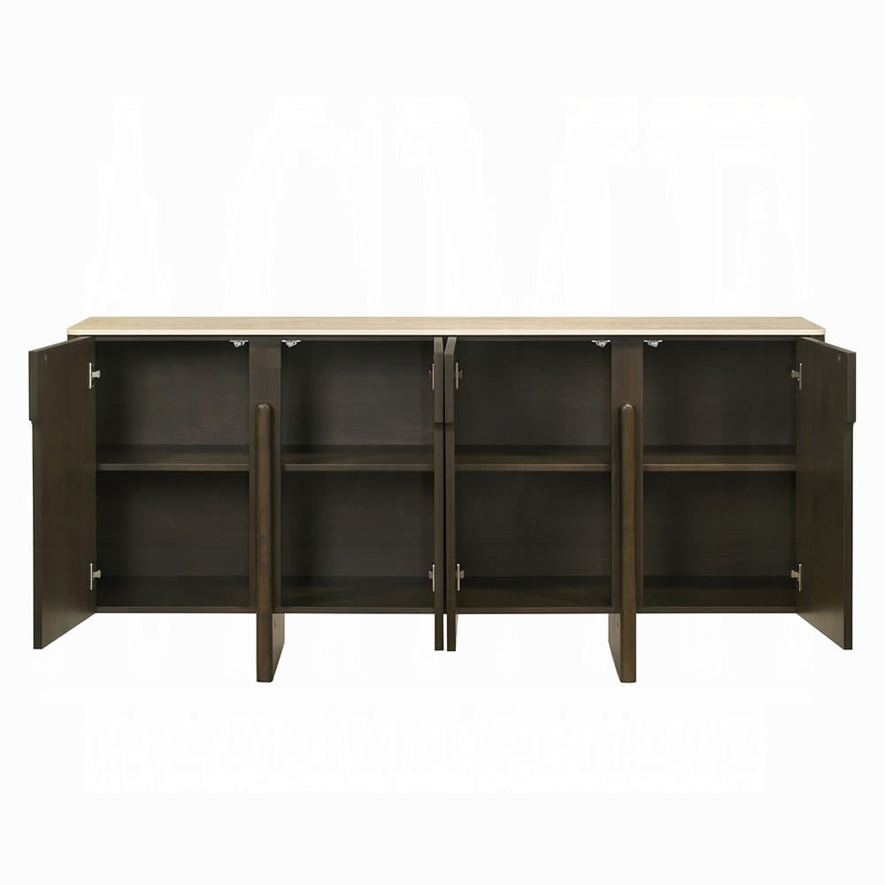 ACME Furniture - Davita - Server w/Ceramic Top - Ceramic & Walnut - DN04498 view 3