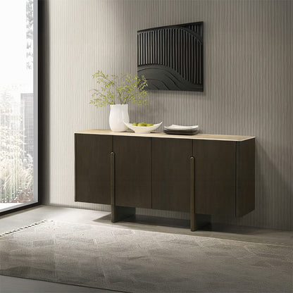 ACME Furniture - Davita - Server w/Ceramic Top - Ceramic & Walnut - DN04498 view 4