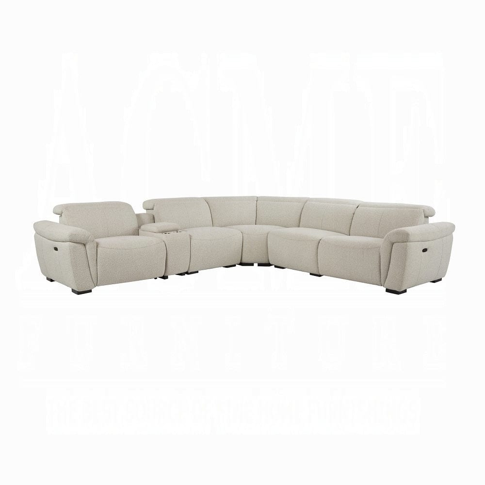 ACME Furniture - Dayana Power Motion Sectional Sofa - Beige Boucle - LV02680 view 1