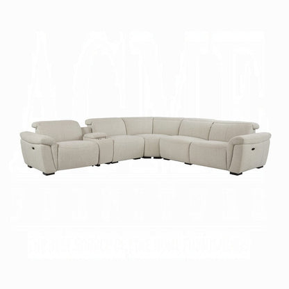 ACME Furniture - Dayana Power Motion Sectional Sofa - Beige Boucle - LV02680 view 1