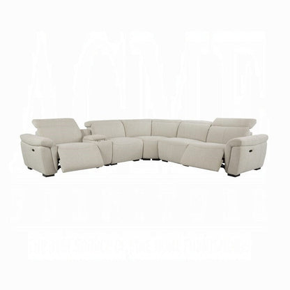 ACME Furniture - Dayana Power Motion Sectional Sofa - Beige Boucle - LV02680 view 2