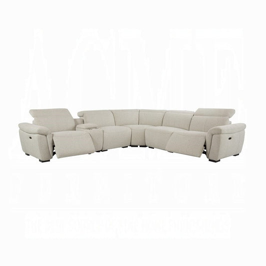 ACME Furniture - Dayana Power Motion Sectional Sofa - Beige Boucle - LV02680 view 2