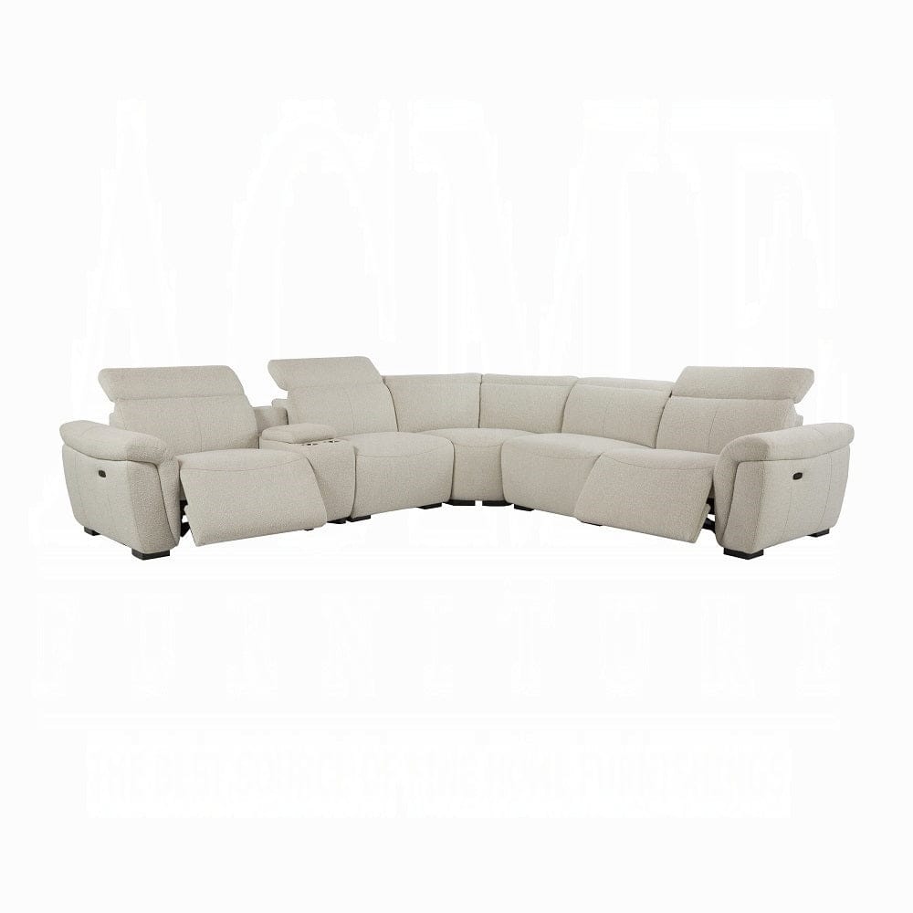 ACME Furniture - Dayana Power Motion Sectional Sofa - Beige Boucle - LV02680 view 3