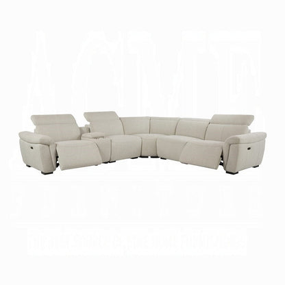ACME Furniture - Dayana Power Motion Sectional Sofa - Beige Boucle - LV02680 view 3