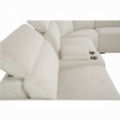ACME Furniture - Dayana Power Motion Sectional Sofa - Beige Boucle - LV02680 view 6