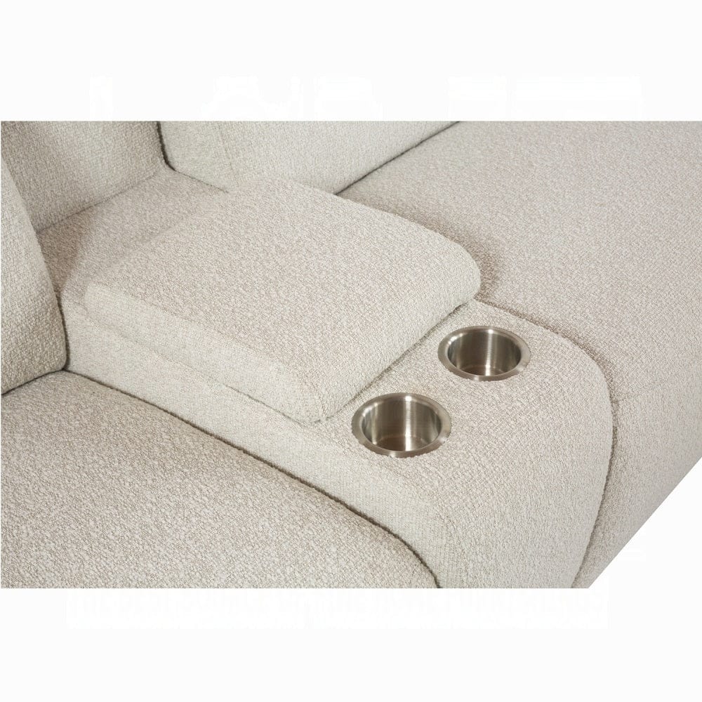 ACME Furniture - Dayana Power Motion Sectional Sofa - Beige Boucle - LV02680 view 8