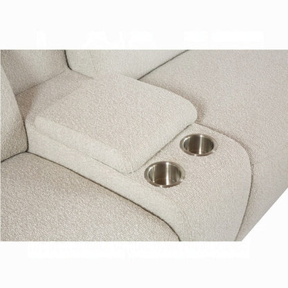 ACME Furniture - Dayana Power Motion Sectional Sofa - Beige Boucle - LV02680 view 8