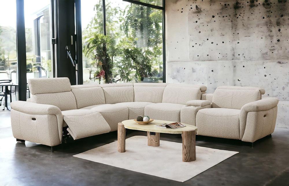 ACME Furniture - Dayana Power Motion Sectional Sofa - Beige Boucle - LV02680 view 9