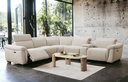 ACME Furniture - Dayana Power Motion Sectional Sofa - Beige Boucle - LV02680 view 9